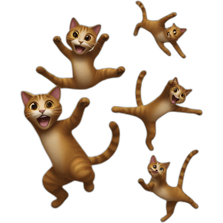 Cat dance emoji