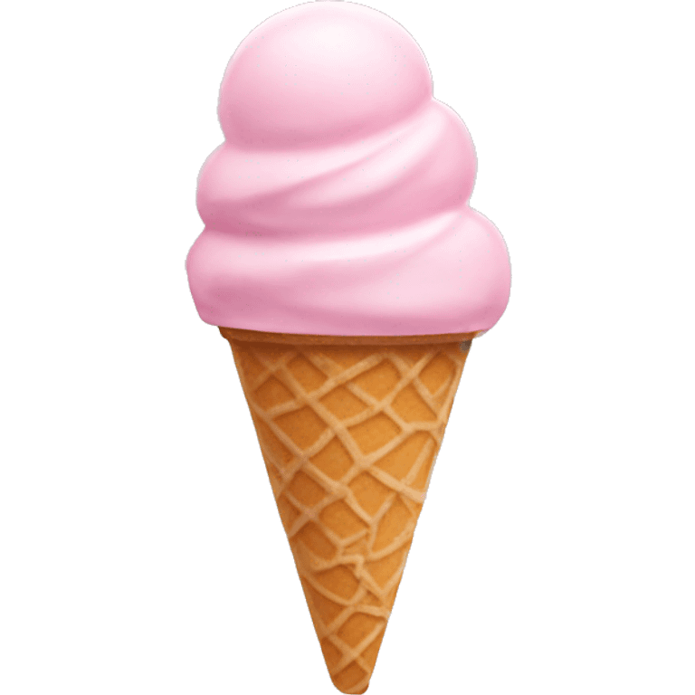 pastel pink icecream emoji