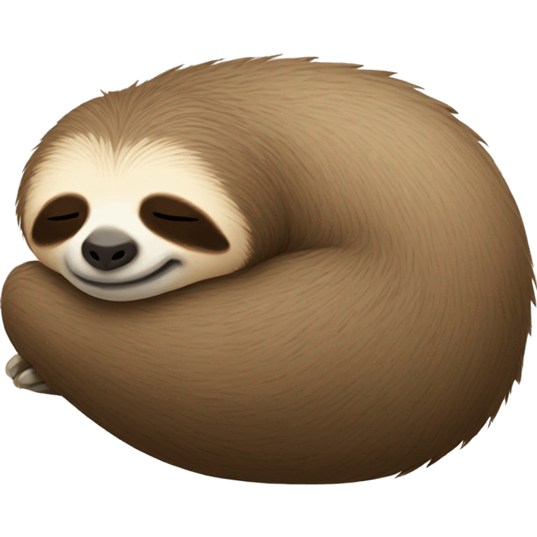 Sloth sleeping  emoji