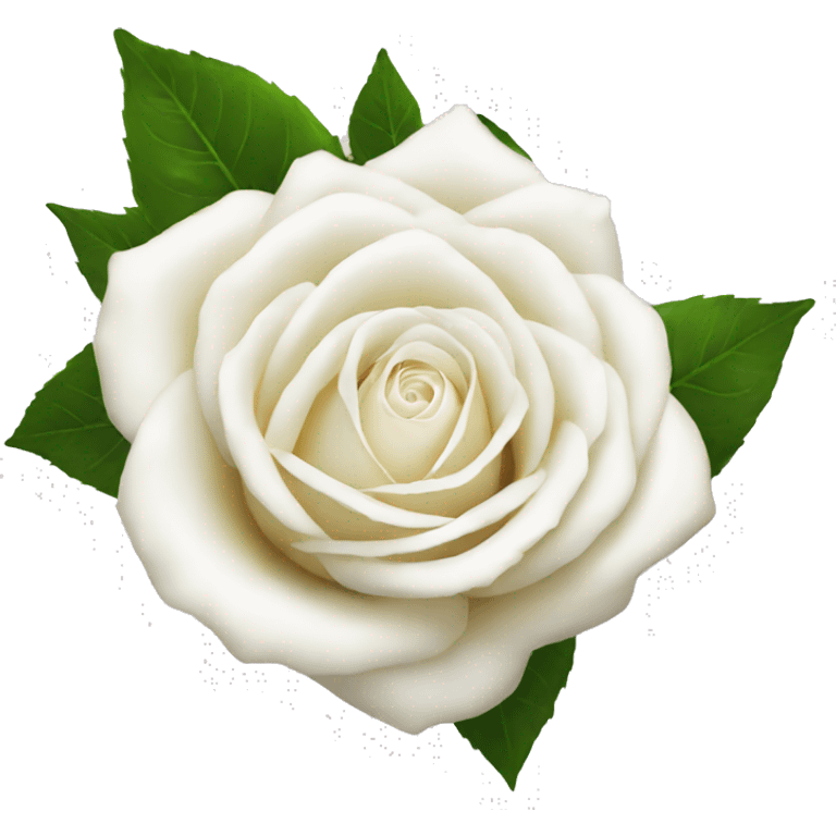 white rose  emoji