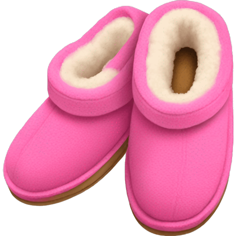 Pink ugg slippers emoji