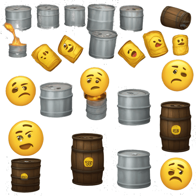 un barril de petroleo emoji