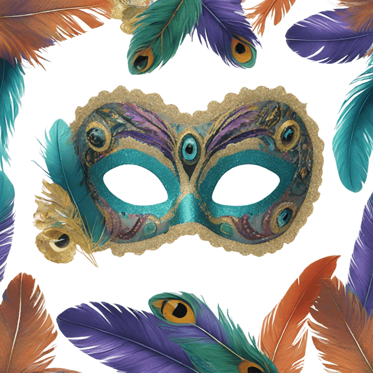 Masquerade eye mask emoji