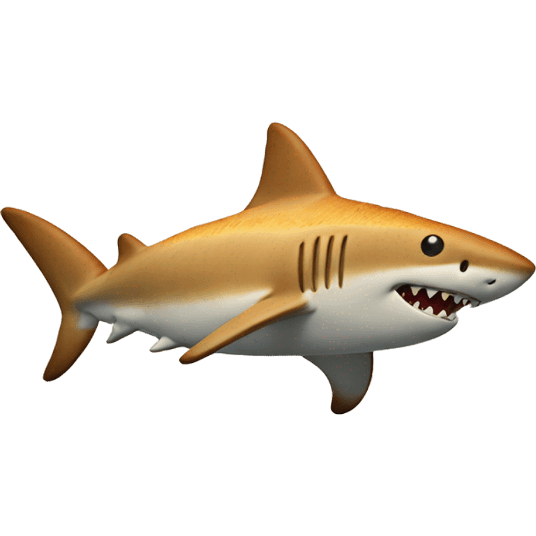 Shark made of Bread emoji