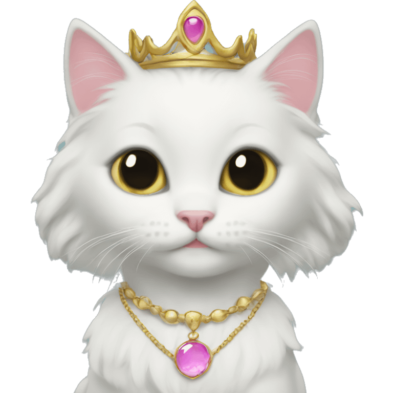 Princess kitten emoji