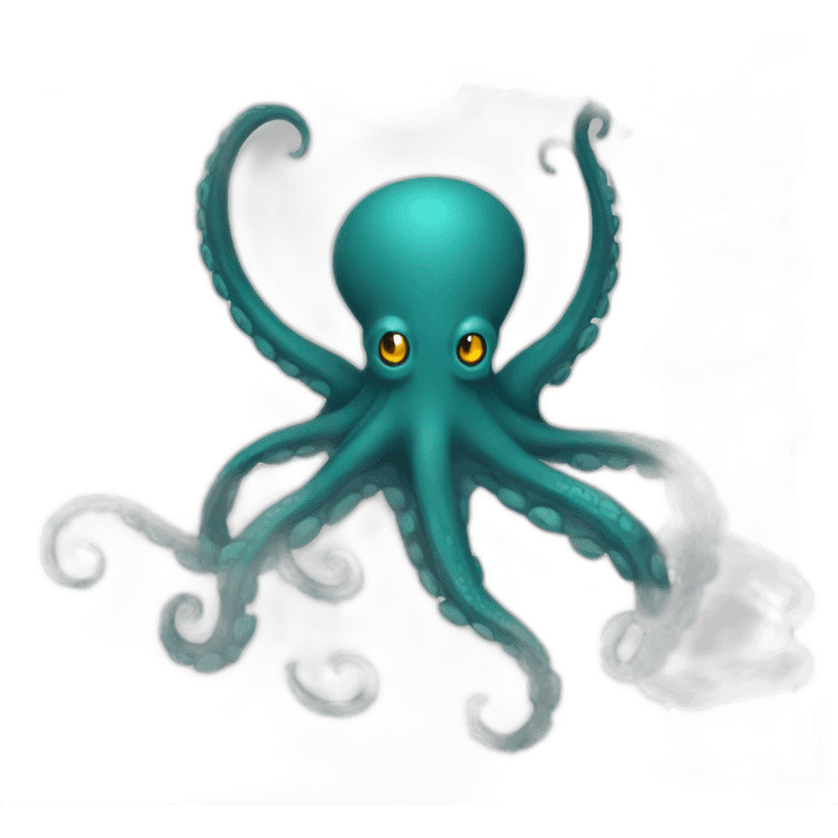 Evil cable connect octopus emoji