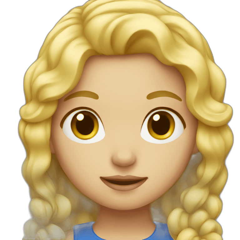 Blonde dutch girl emoji