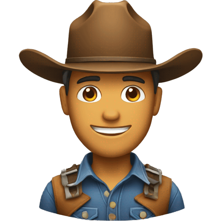 man with cowboy hat emoji