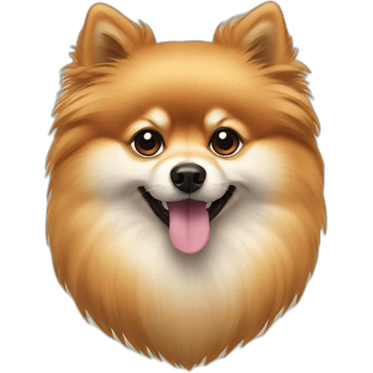 Pomerian dog  emoji