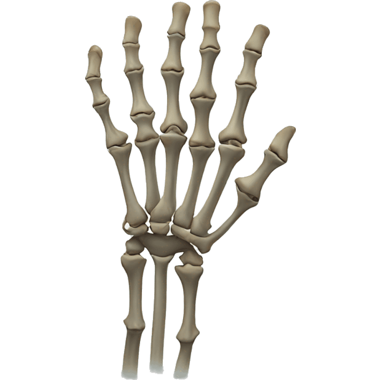 wrist bones skeleton emoji