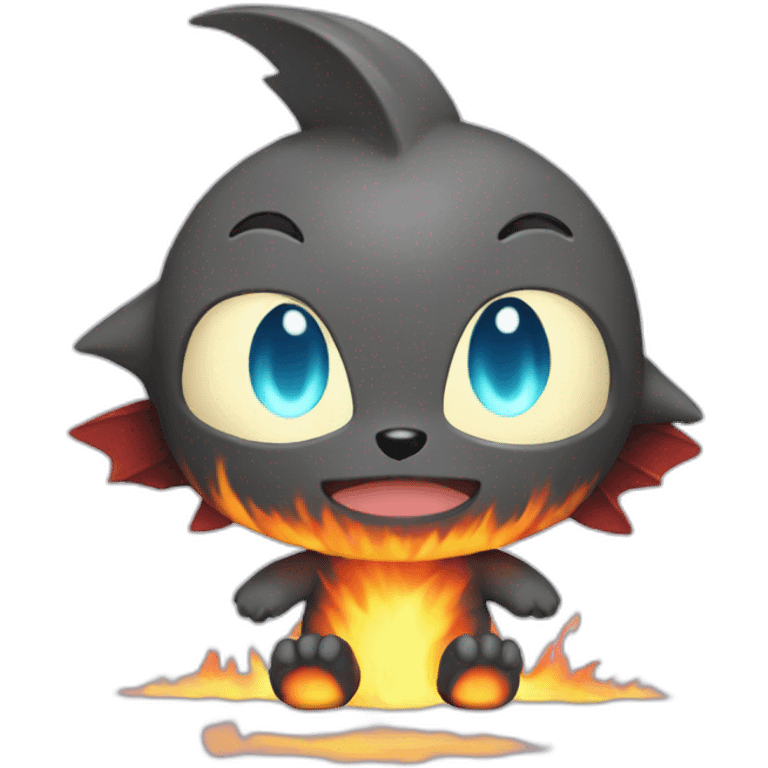 baby fire Digimon  emoji