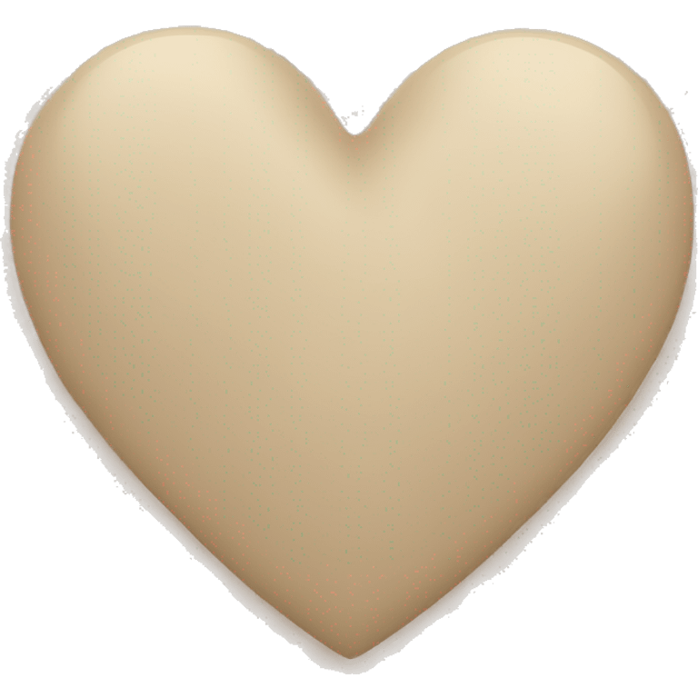 Beige Heart  emoji