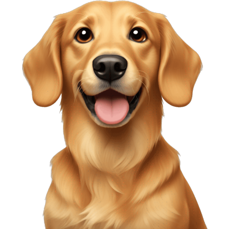 Golden Retriever Dachshund mix Dog  emoji