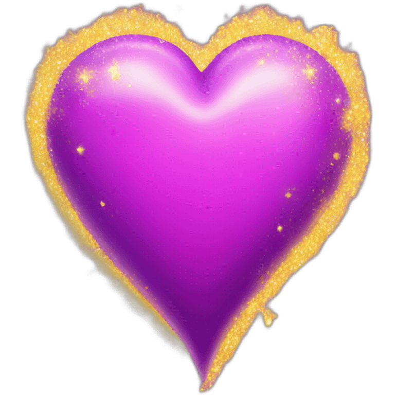 pink-and-purple-heart-with-yellow-sparkles emoji