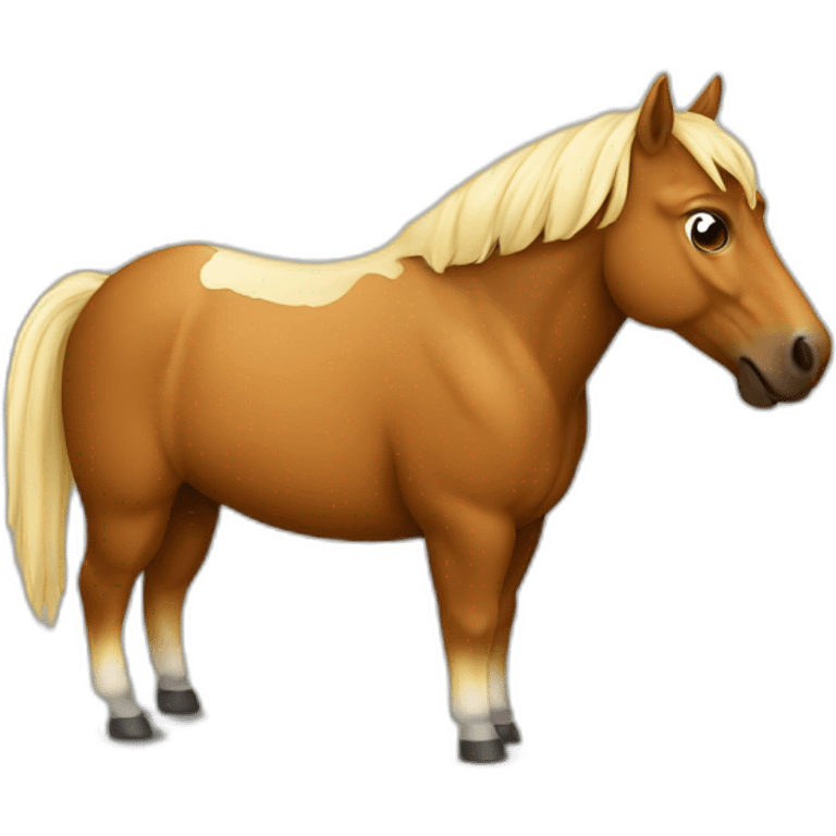 Beer-horse emoji