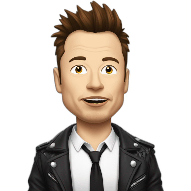 elon musk as punk emoji