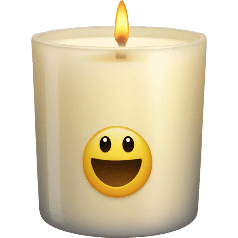 vanilla scented candle  emoji