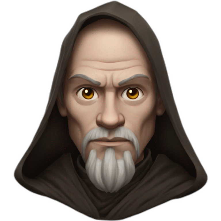 hyperrealist sith jedi in world of warcraft without facial hair emoji