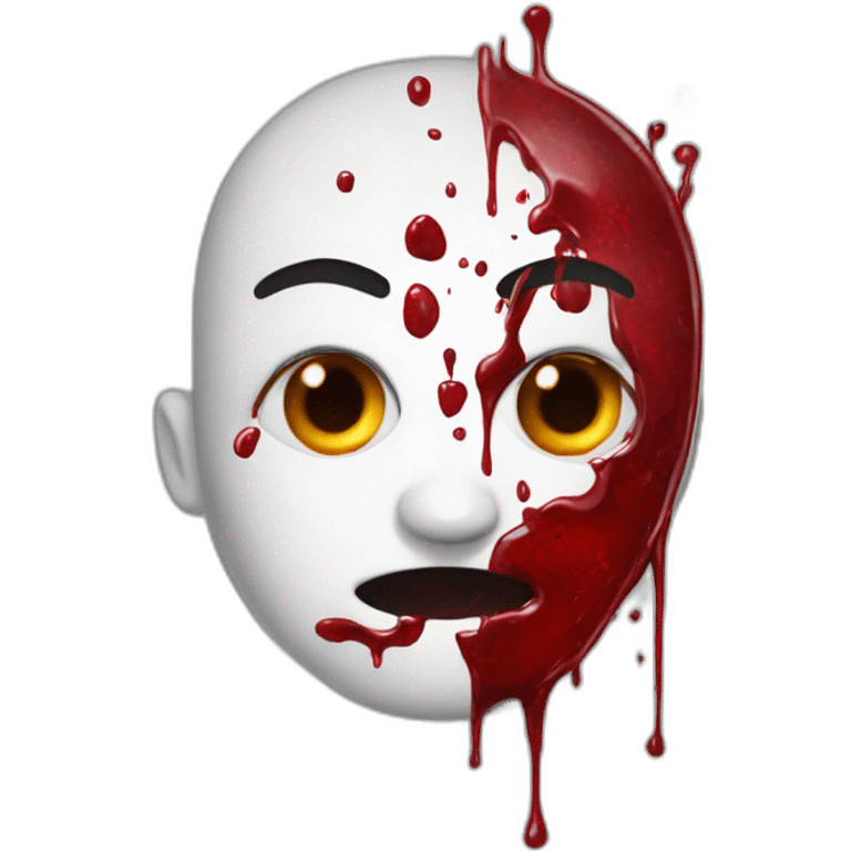 a+ blood splatter emoji