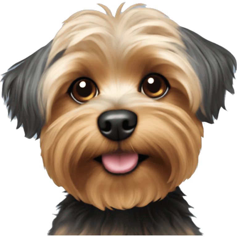 yorkie poo dog emoji