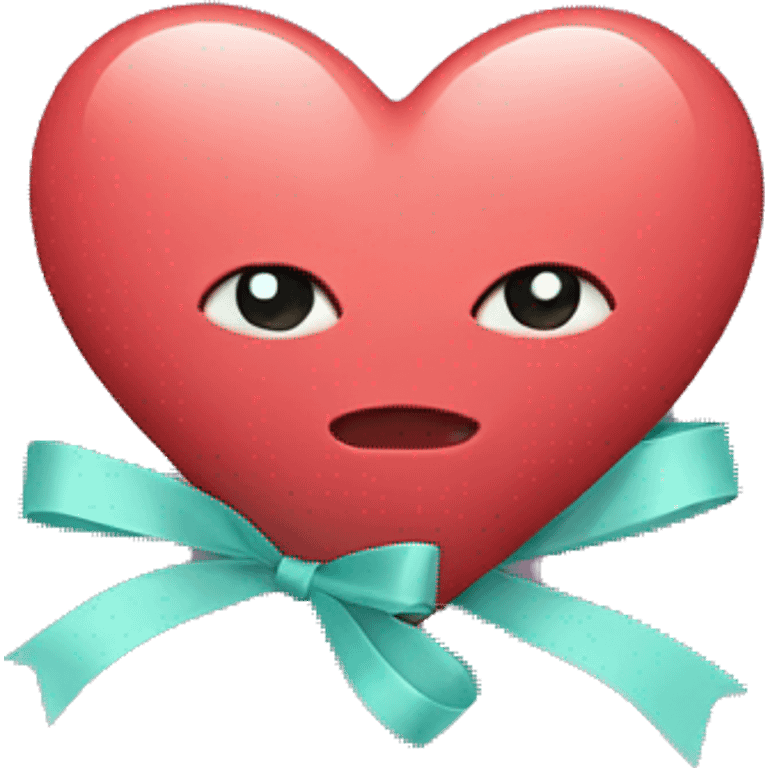 Heart with bows emoji