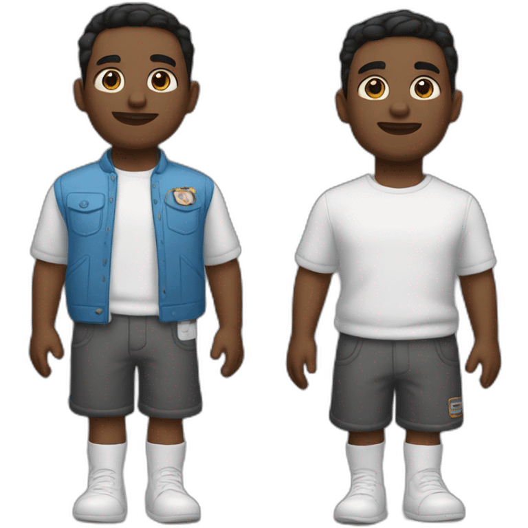 Carl and Karl  white twins emoji