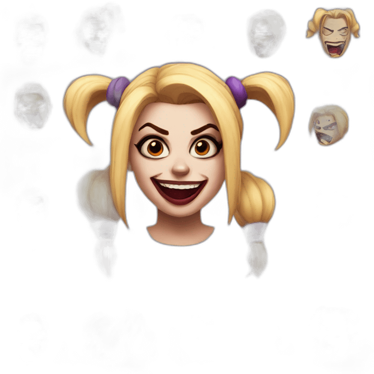 mad Harley Quinn emoji