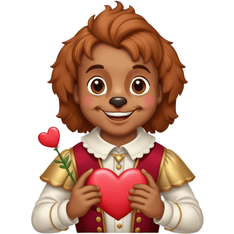 Cavalier happy valentines emoji