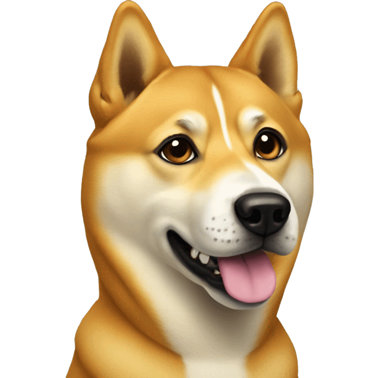 Doge and bitcoin emoji