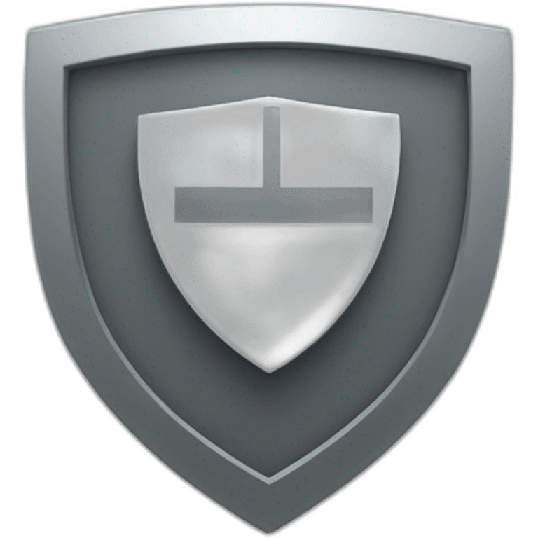 checkmark on gray shield emoji