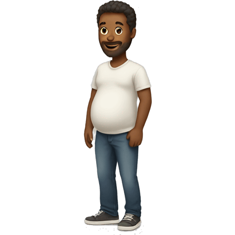 Pregnant man emoji