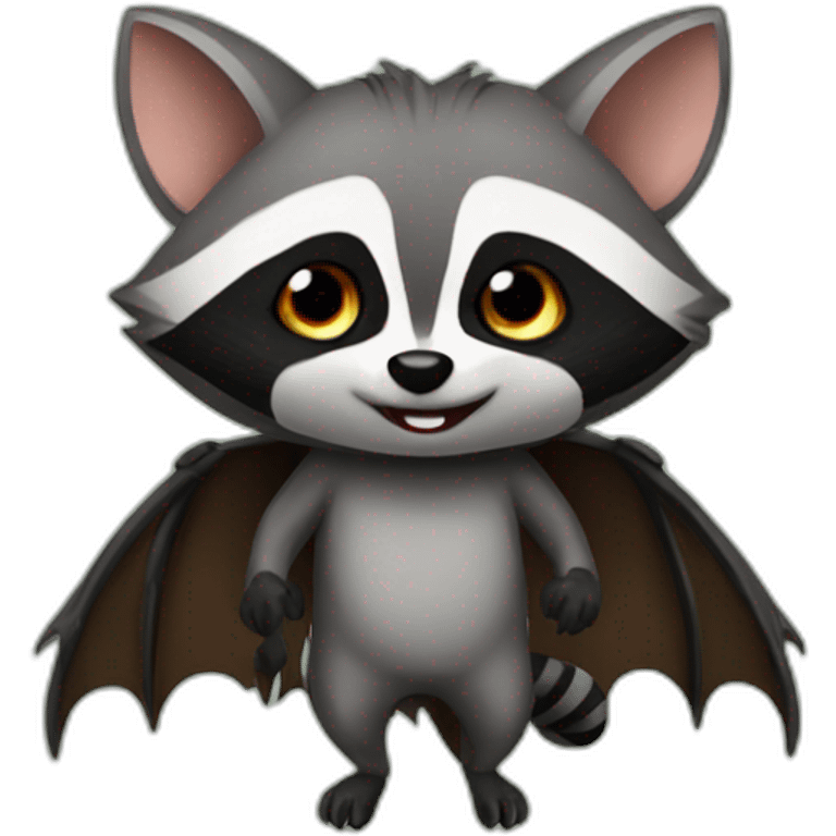 bat raccoon emoji