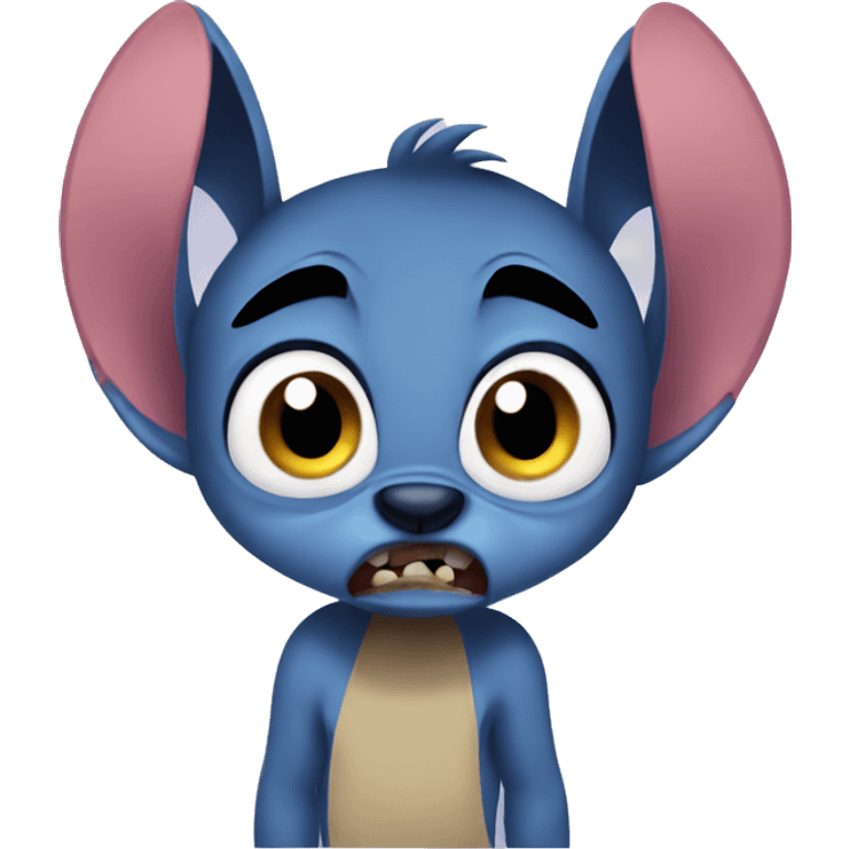 annoyed stitch emoji