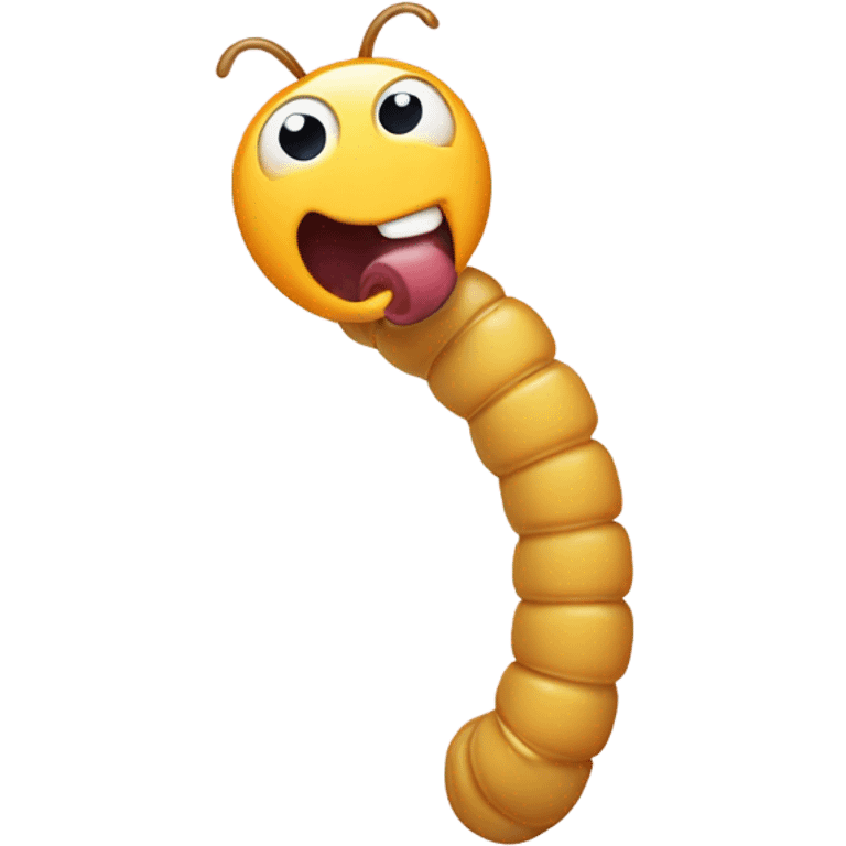 Worm cleaning emoji