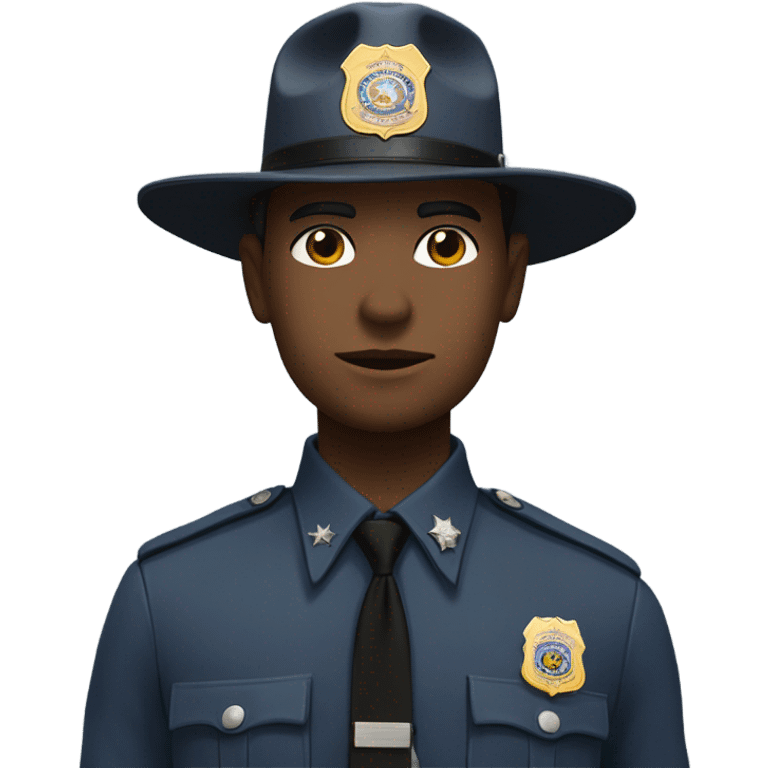 State trooper emoji