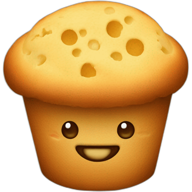 Muffins with cheese emoji