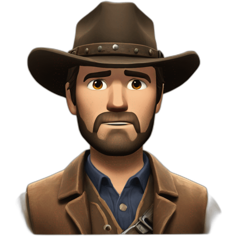 Arthur Morgan from the game “Red Dead Redemption 2” emoji