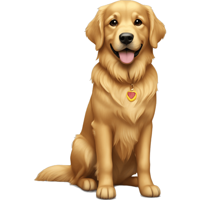 Golden Retriever Golden  emoji