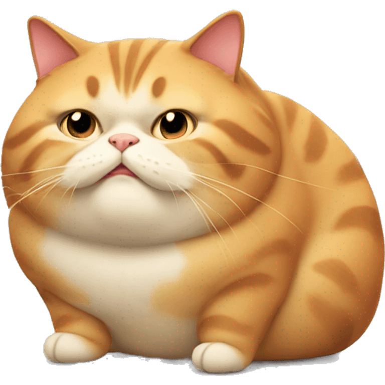 Very fat cat emoji