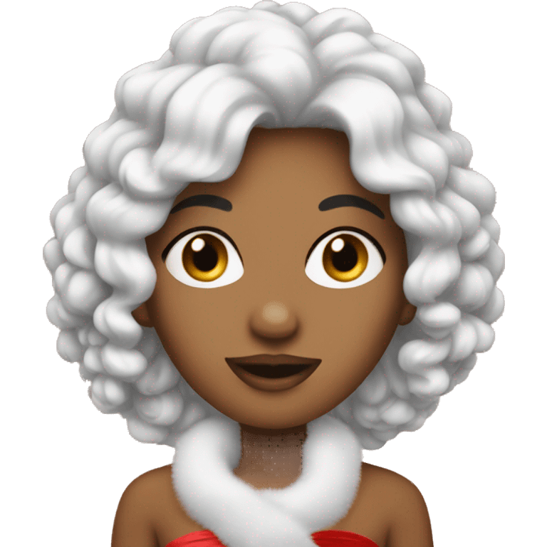 Coquette christmas emoji