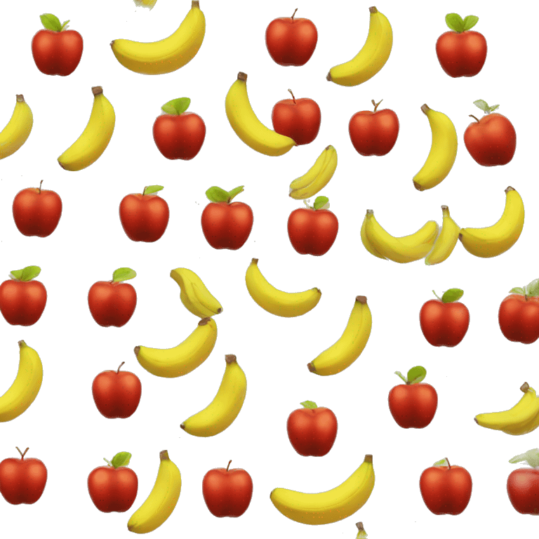 apples and bananas emoji