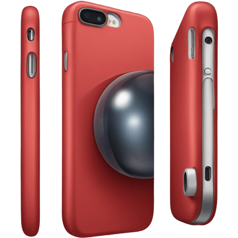 red iPhone emoji