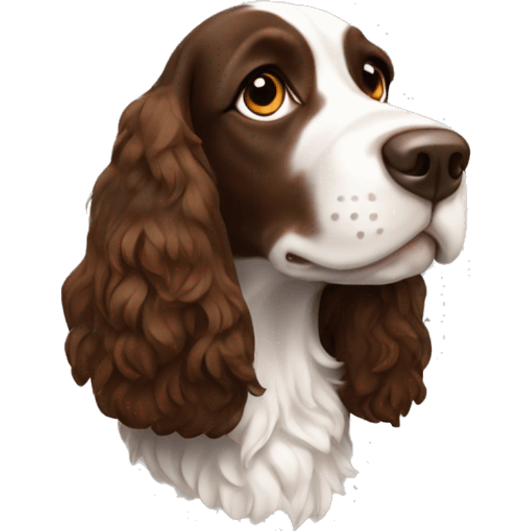 springer spaniel brown emoji