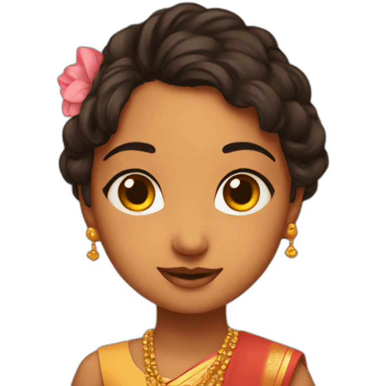 Cute kumari emoji