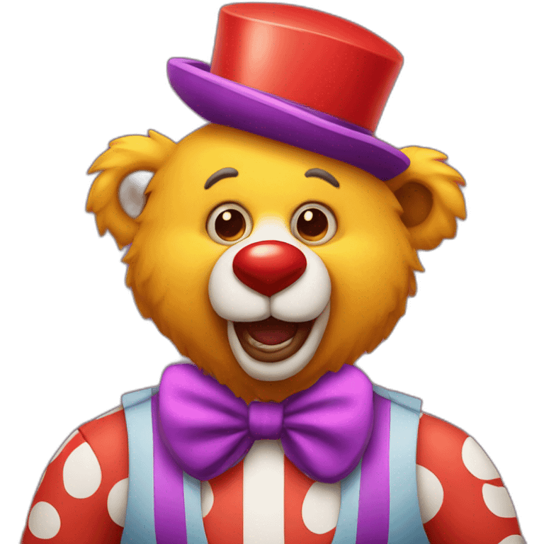 clown bear emoji