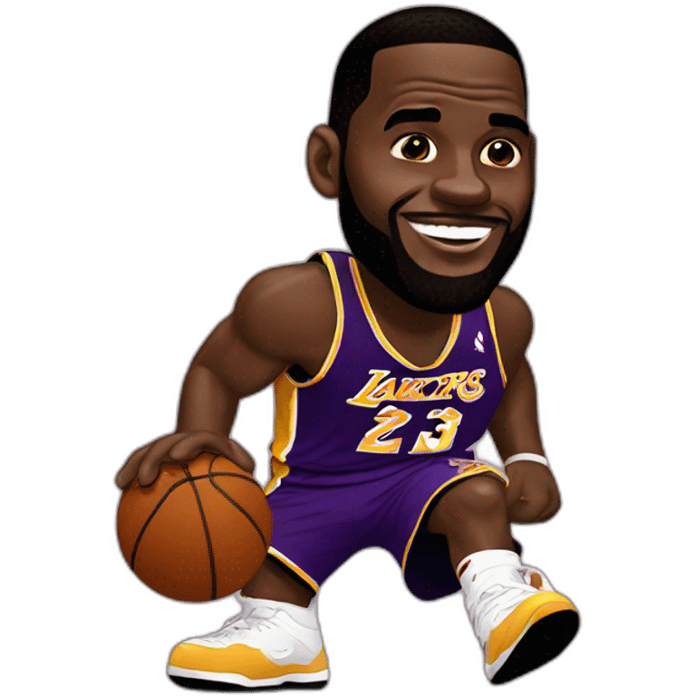 LeBron jams emoji