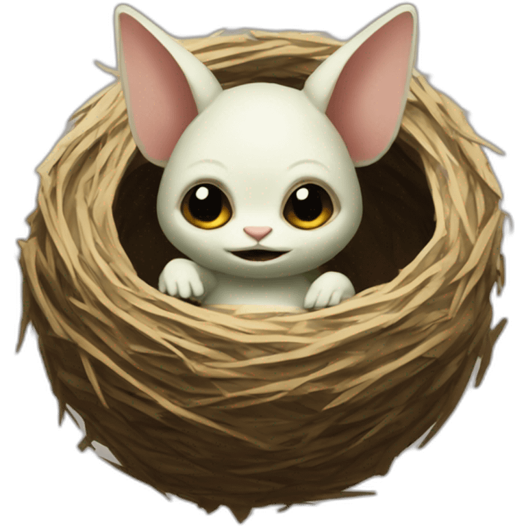 grogu on its nest emoji