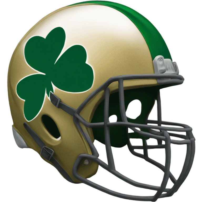 Fighting Irish helmet emoji