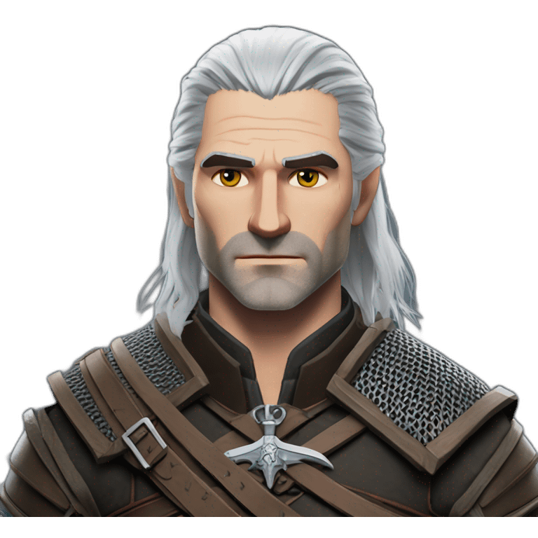 The Witcher Geralt of Rivia emoji