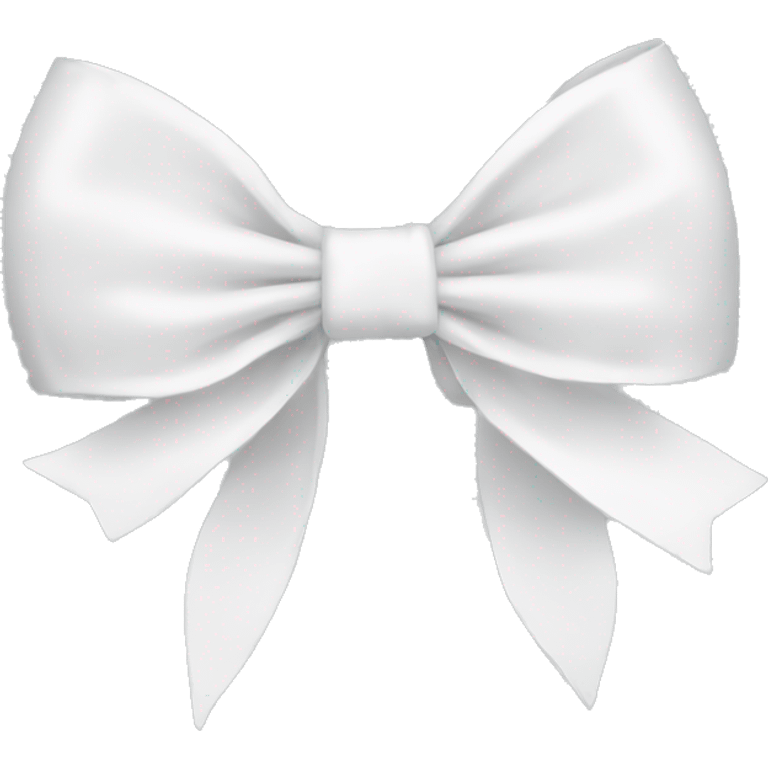 white thin bow emoji